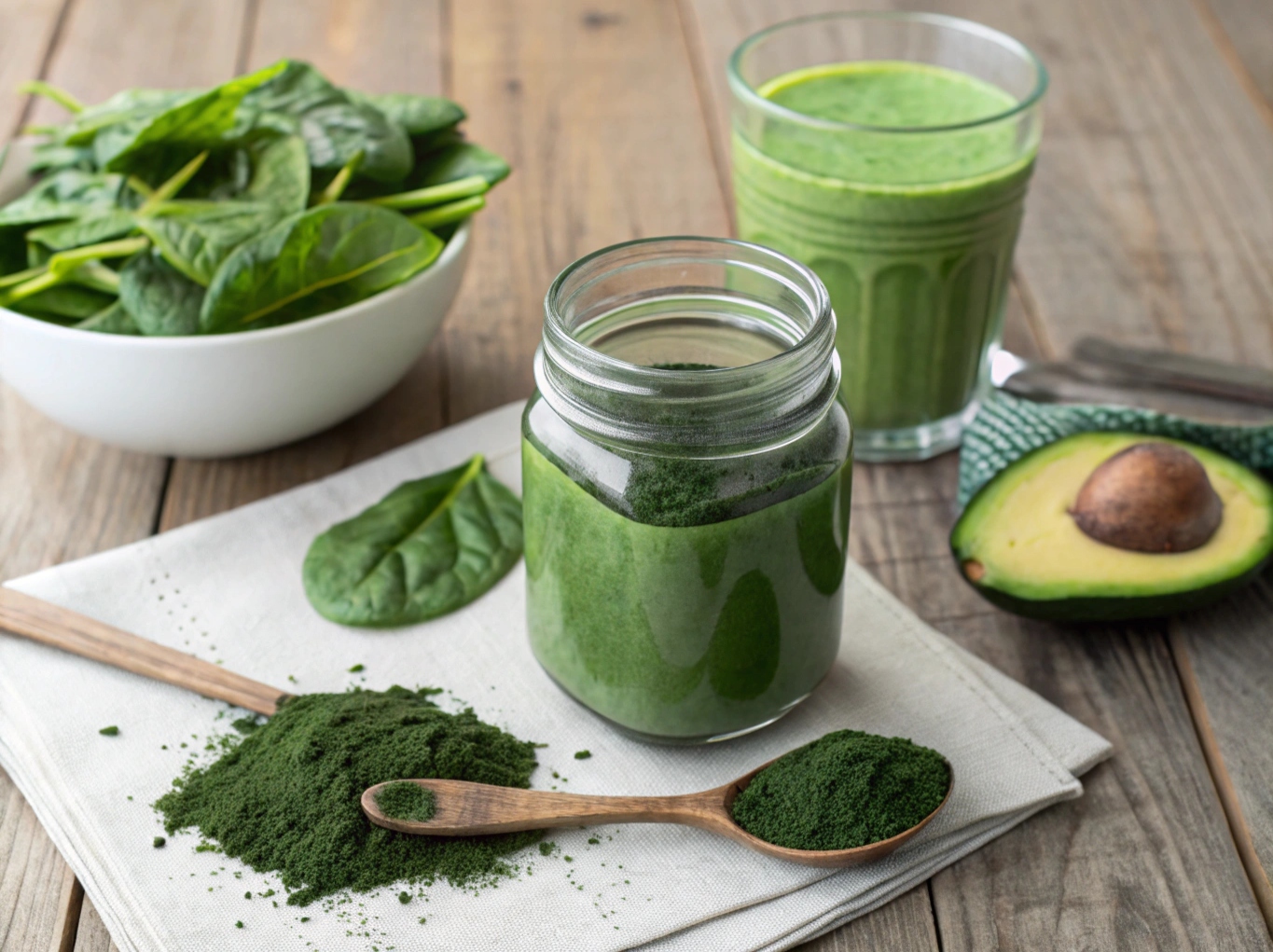 Spirulina og klorella